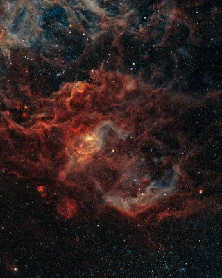 Zona de NGC2070 en narrowband