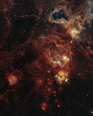 Zona de NGC2070 en narrowband